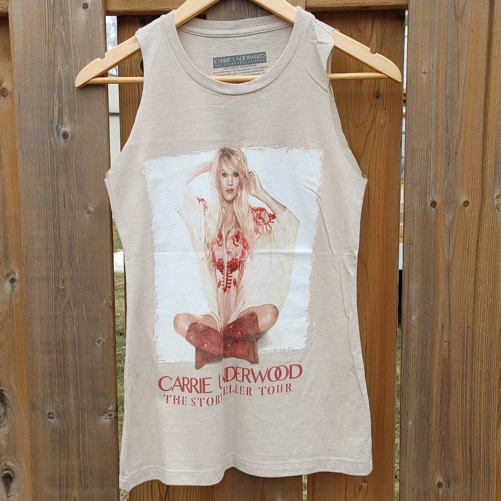 Carrie Underwood Storyteller Concert Shirt Women's Tank Top Size Small OFFICIAL